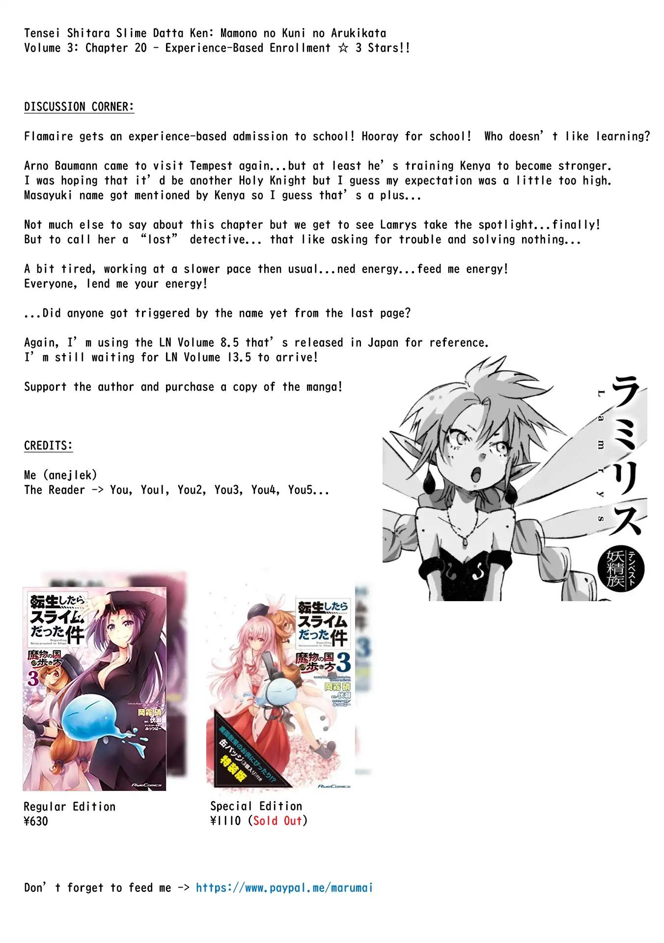 Tensei Shitara Slime Datta Ken: The Ways of Strolling in the Demon Country Chapter 20 23